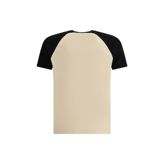 Valentino T-Shirt aus cremefarbener Baumwolle