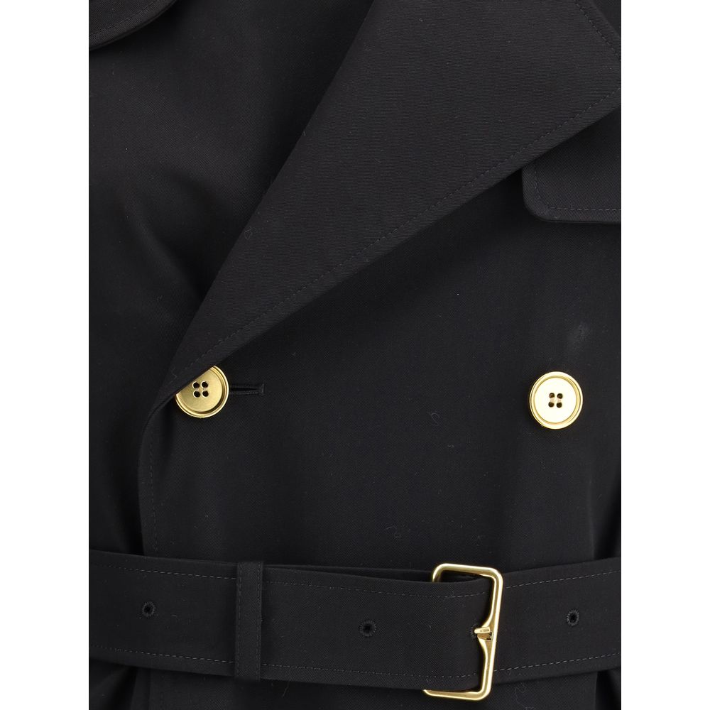 Burberry Castleford – Langer Trenchcoat mit Karokragen