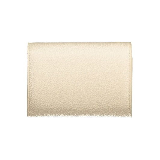 Mario Valentino Beige Polyethylene Wallet
