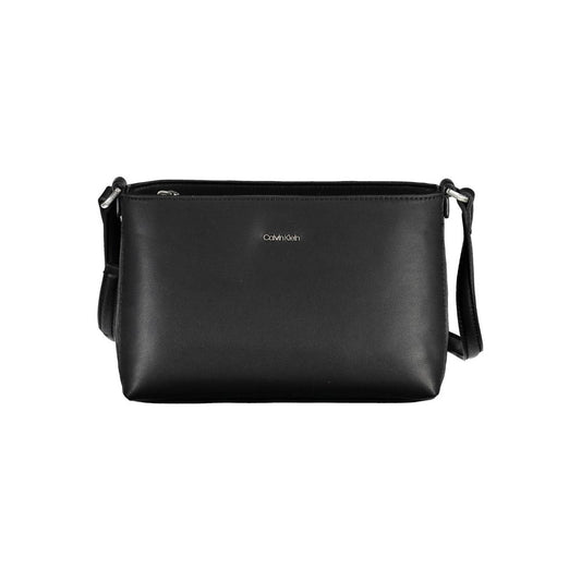 Calvin Klein Schwarze Polyester-Damenhandtasche