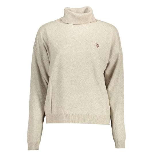 US POLO ASSN. Beige Wollpullover für Damen