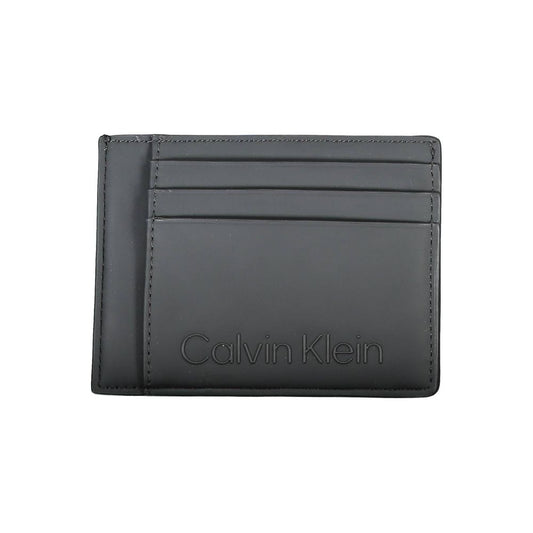 Calvin Klein Herren-Geldbörse aus Polyester, Schwarz