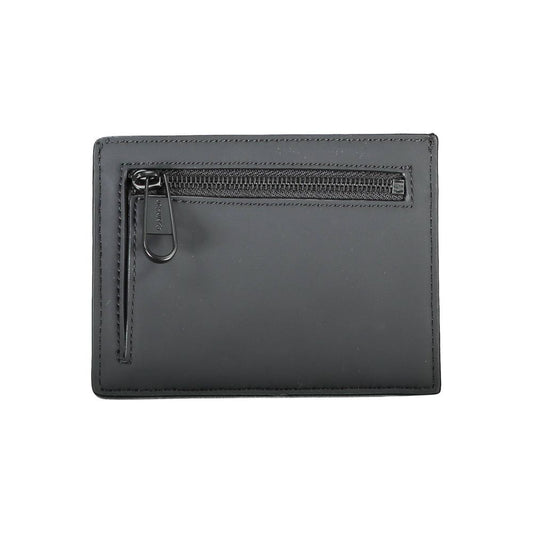 Calvin Klein Herren-Geldbörse aus Polyester, Schwarz