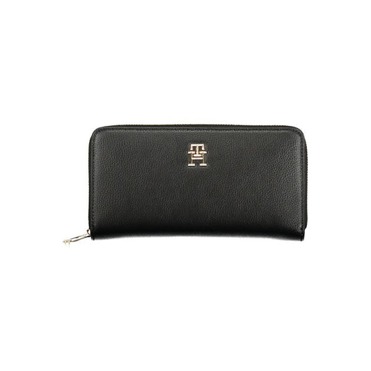 Tommy Hilfiger – Schwarze Polyethylen-Geldbörse für Damen