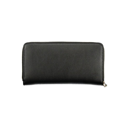 Tommy Hilfiger – Schwarze Polyethylen-Geldbörse für Damen