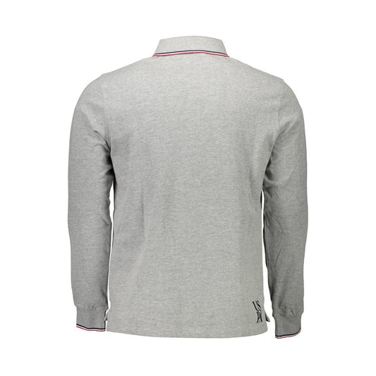 US POLO ASSN. Braunes Herren-Poloshirt aus Baumwolle