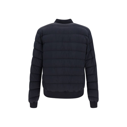 Herno Black Polyamide Bomber