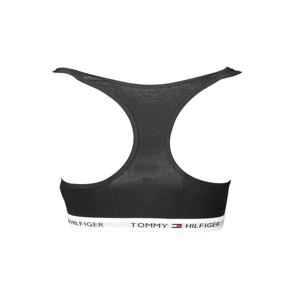 Tommy Hilfiger – Schwarzer Sport-BH aus Baumwolle für Damen