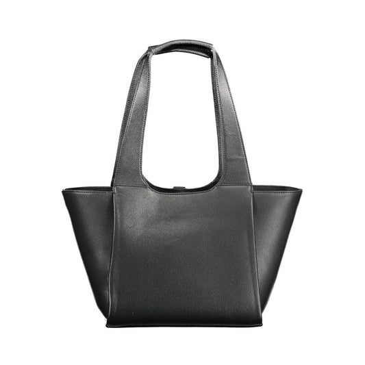 Tommy Hilfiger – Schwarze Polyethylen-Handtasche für Damen