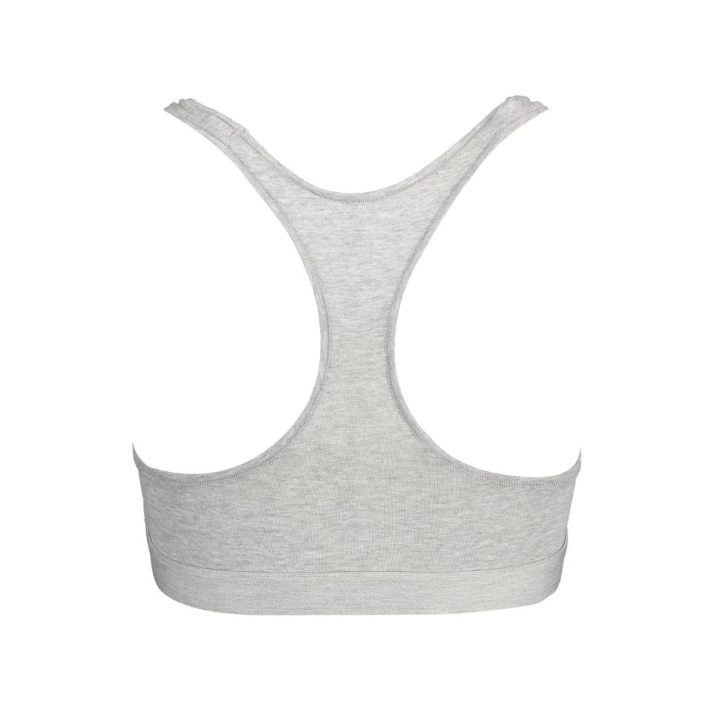 Tommy Hilfiger Grigio Cotton Women's Sports Bra