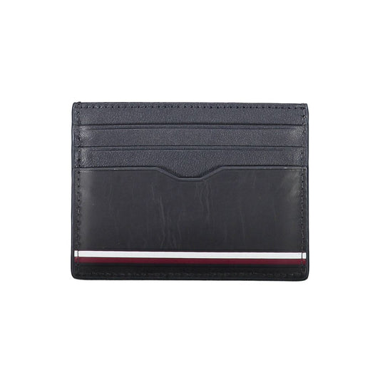 Tommy Hilfiger – Blaue Herren-Geldbörse aus Leder