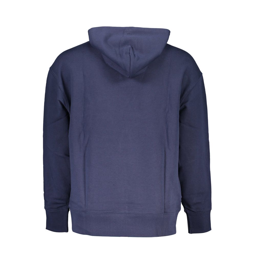Tommy Hilfiger Blauer Herrenpullover aus Baumwolle mit Kapuze