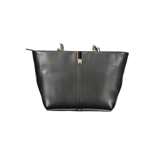 Tommy Hilfiger – Schwarze Polyethylen-Handtasche für Damen