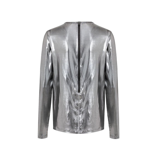Tom Ford Graues Viskose-Langarmshirt