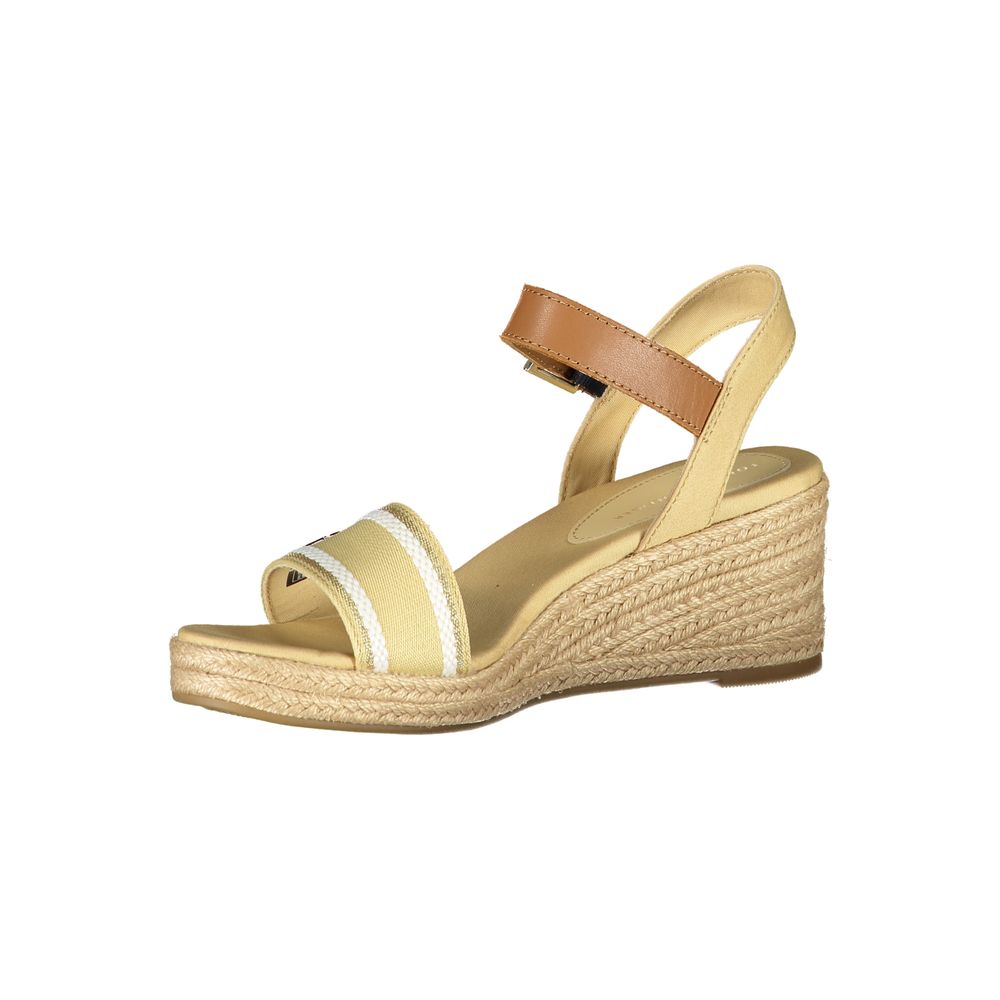 Tommy Hilfiger – Beigefarbene Polyester-Sandalen