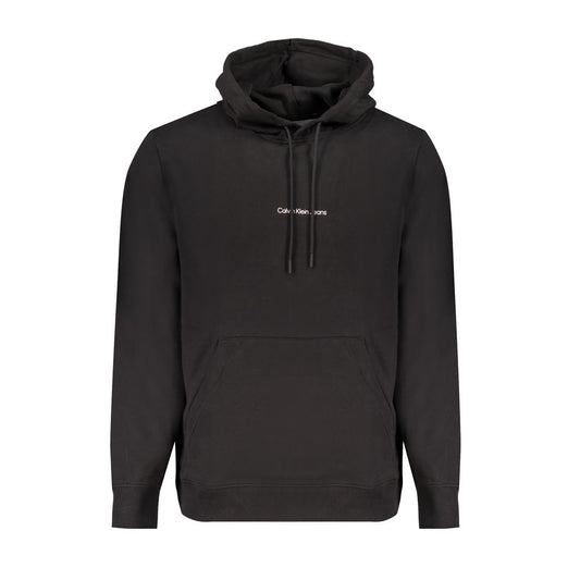 Calvin Klein Herrenpullover aus schwarzer Baumwolle