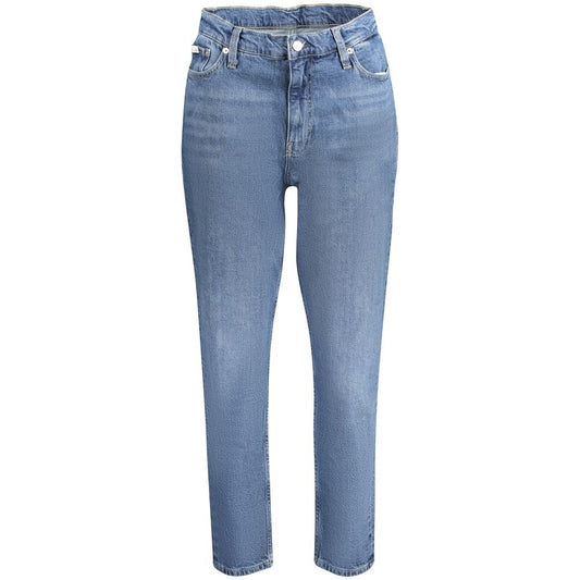 Calvin Klein Blaue Baumwolljeans für Damen