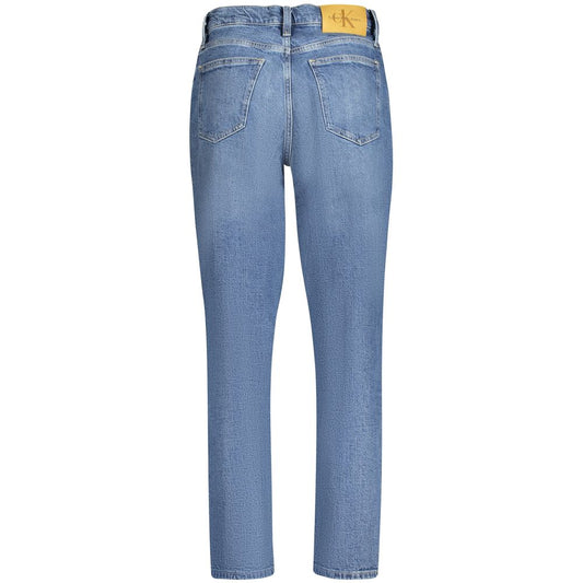 Calvin Klein Blaue Baumwolljeans für Damen