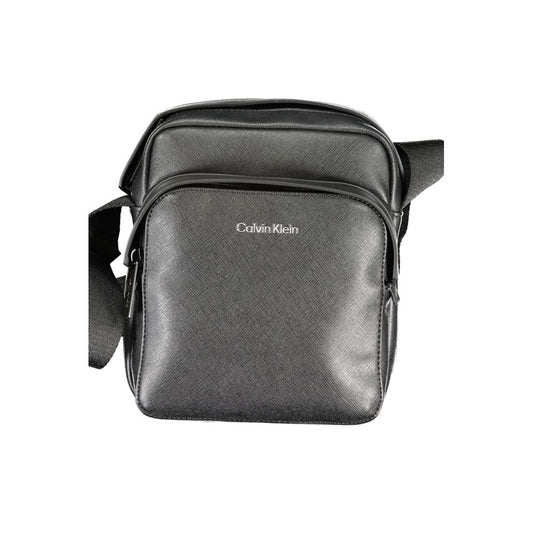 Calvin Klein – Schwarze Polyester-Umhängetasche