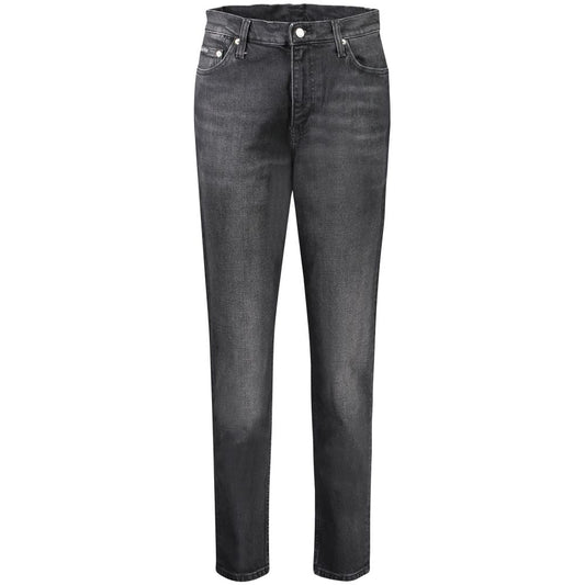 Calvin Klein Schwarze Baumwolljeans für Damen