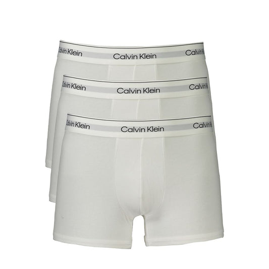 Calvin Klein Herren-Boxershorts aus weißer Baumwolle