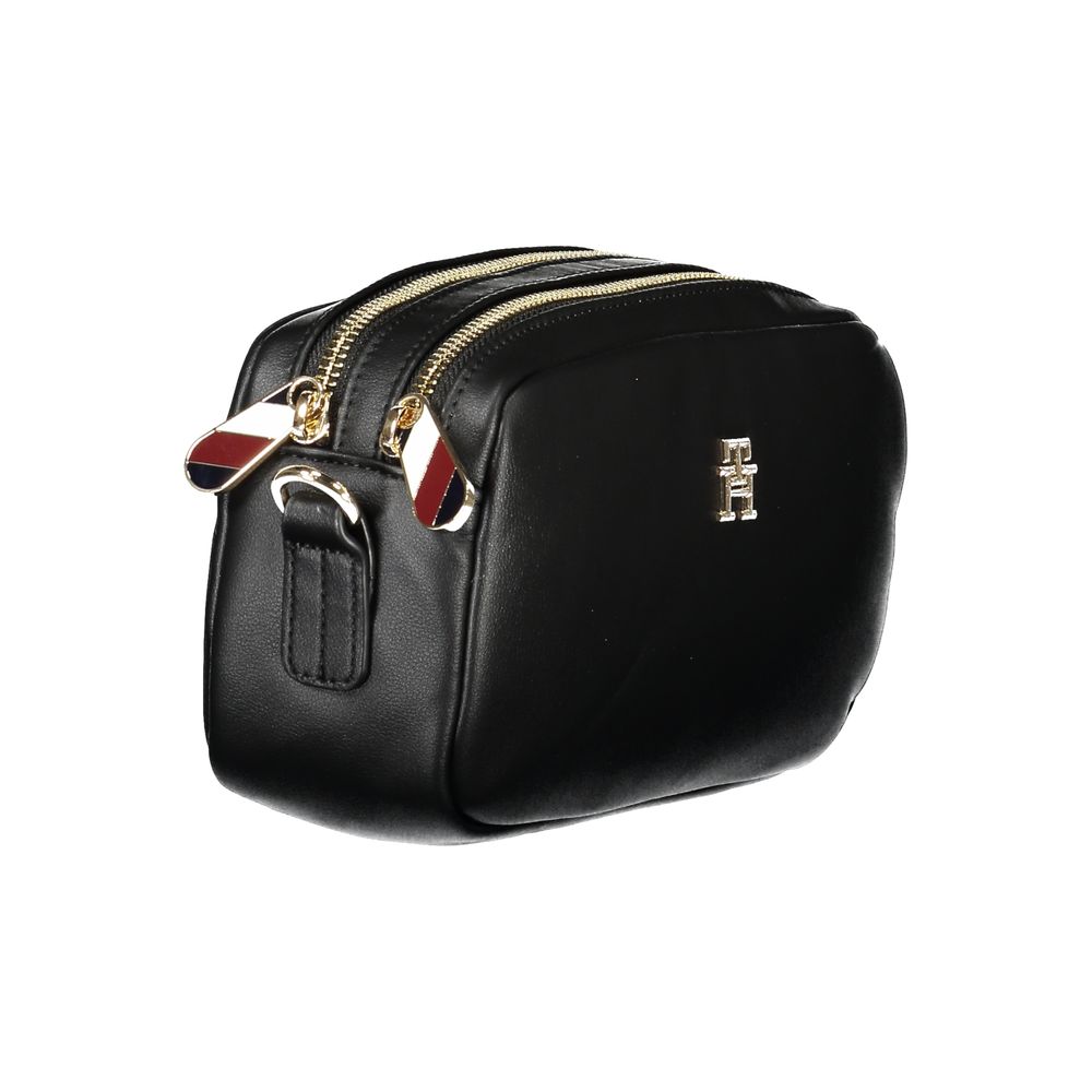 Tommy Hilfiger – Schwarze Polyester-Handtasche für Damen