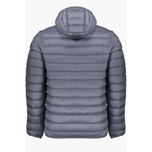 Armata Di Mare Graue Polyamid-Herrenjacke