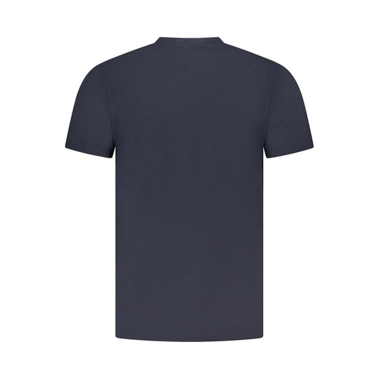Cavalli Class Herren-T-Shirt aus blauer Baumwolle