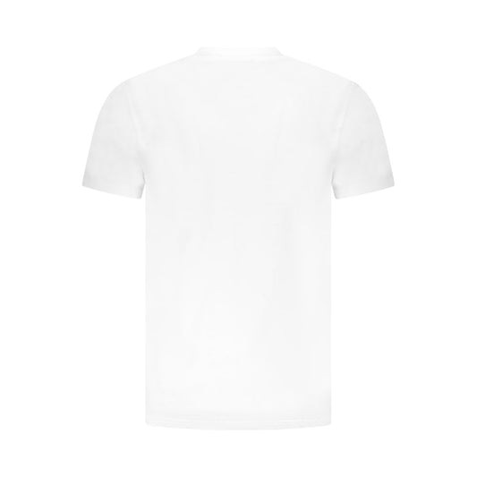 Cavalli Class Weißes Herren-T-Shirt aus Baumwolle