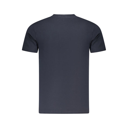 Cavalli Class Herren-T-Shirt aus blauer Baumwolle