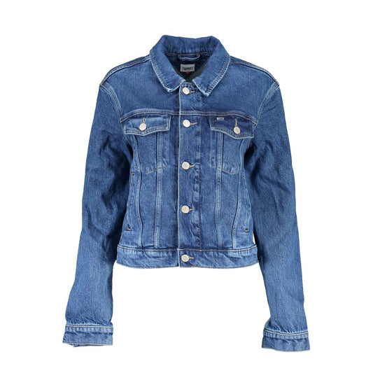 Tommy Hilfiger – Blaue Baumwolljacke für Damen