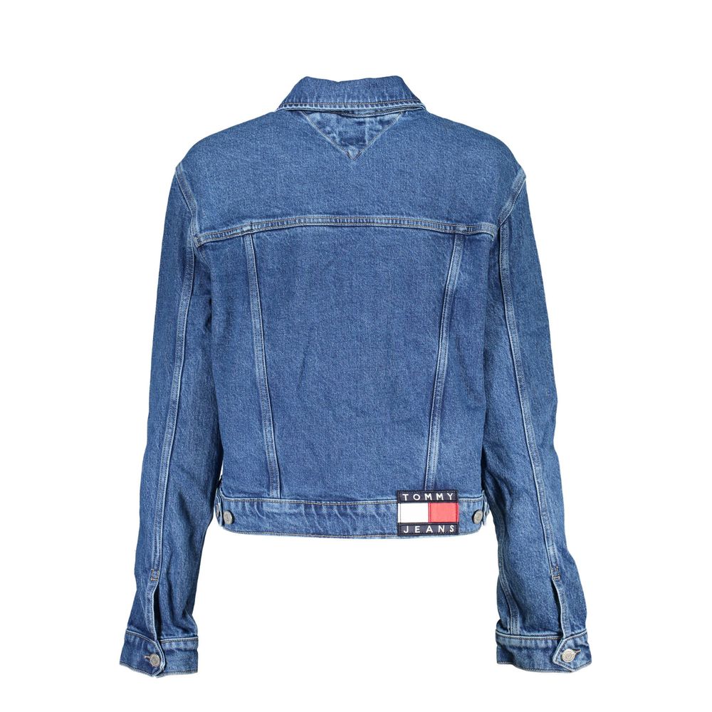 Tommy Hilfiger – Blaue Baumwolljacke für Damen