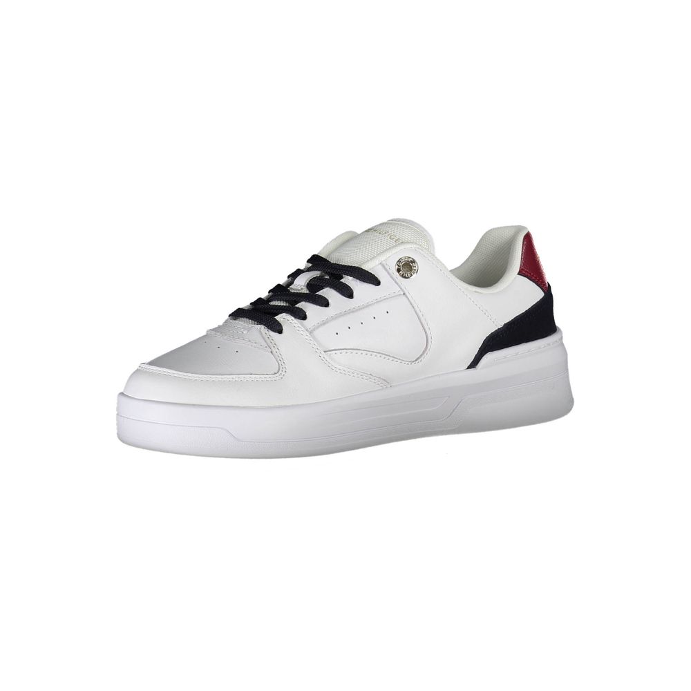 Tommy Hilfiger – Weiße Leder-Sneaker für Damen