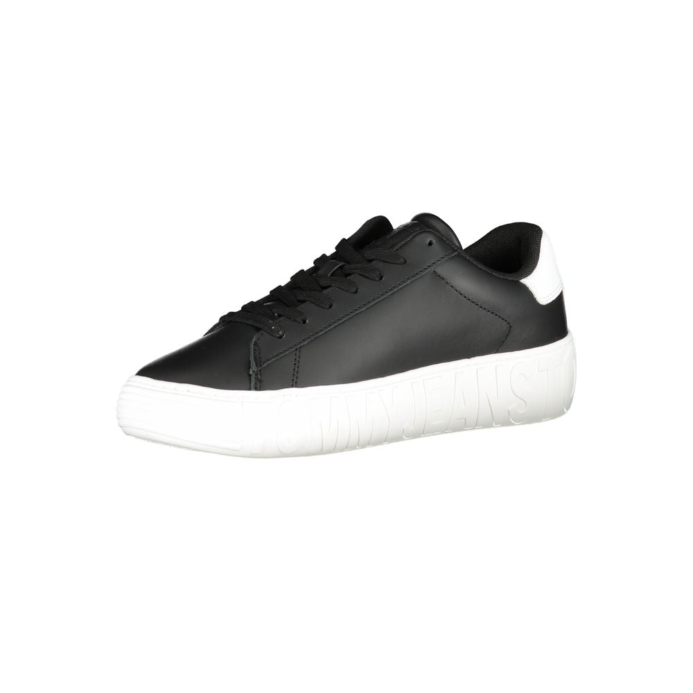Tommy Hilfiger – Schwarze Polyethylen-Sneaker für Herren