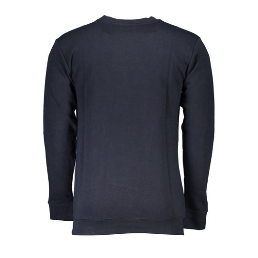 Cavalli Class Blauer Baumwollpullover für Herren