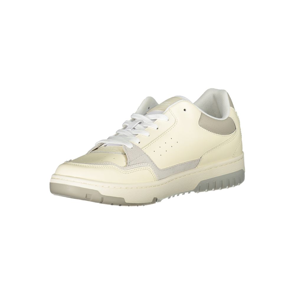 Tommy Hilfiger – Beige Sport-Sneaker mit einzigartiger Stickerei