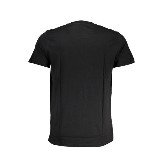 Schwarzes Baumwoll-T-Shirt der Cavalli Class