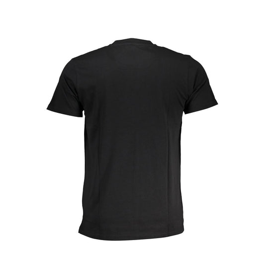 Schwarzes Baumwoll-T-Shirt der Cavalli Class