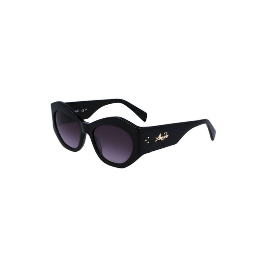 Liu Jo – Schwarze Acetat-Sonnenbrille für Damen
