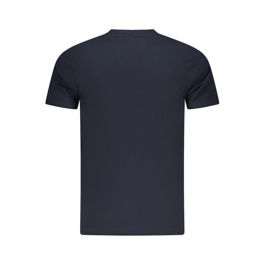 Cavalli Class Herren-T-Shirt aus blauer Baumwolle