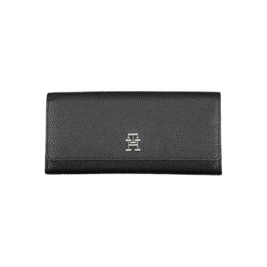 Tommy Hilfiger – Schwarze Polyethylen-Geldbörse für Damen