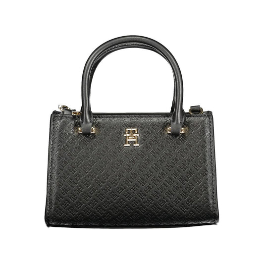 Tommy Hilfiger – Schwarze Polyethylen-Handtasche für Damen