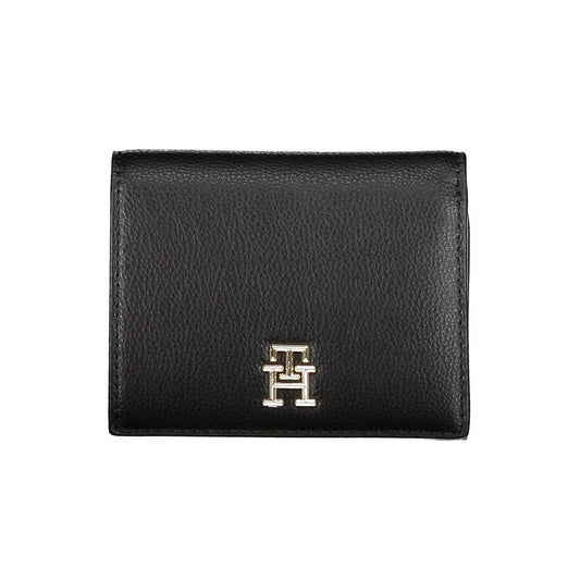Tommy Hilfiger – Schwarze Polyethylen-Geldbörse für Damen