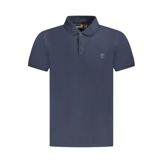 Timberland Herren Poloshirt aus blauer Baumwolle