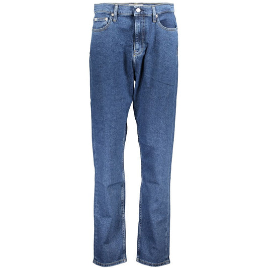 Calvin Klein Damen-Jeans aus blauer Baumwolle