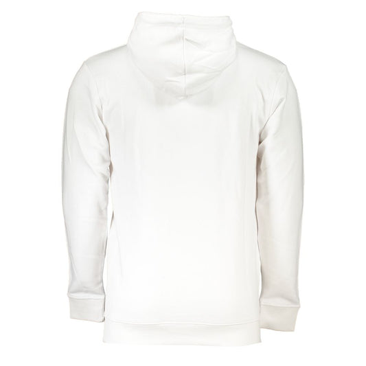 Cavalli Class Weißer Baumwollpullover für Herren