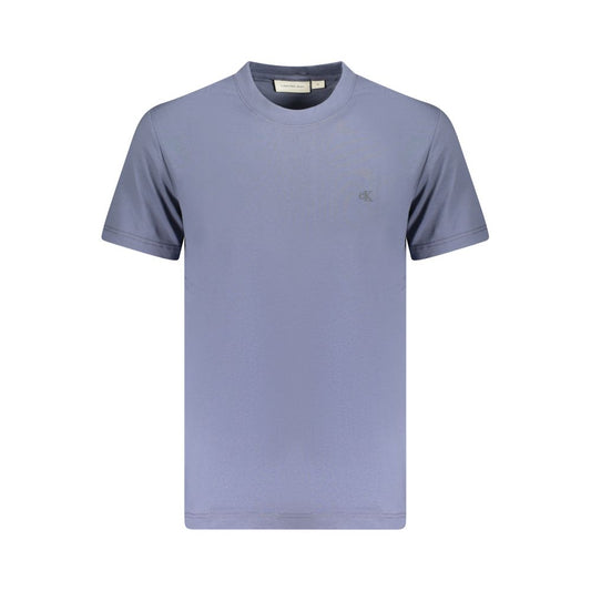 Calvin Klein Herren-T-Shirt aus blauer Baumwolle