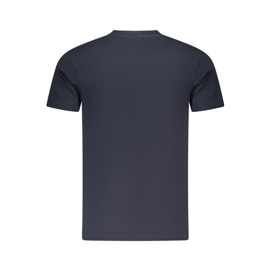 Cavalli Class Herren-T-Shirt aus blauer Baumwolle