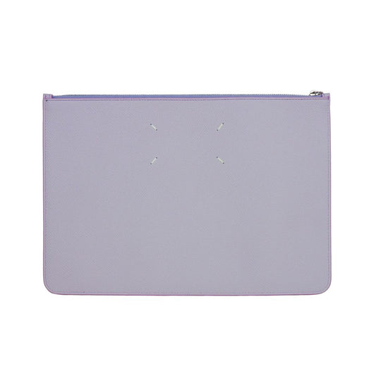Maison Margiela – Lilafarbene Clutch aus Kalbsleder