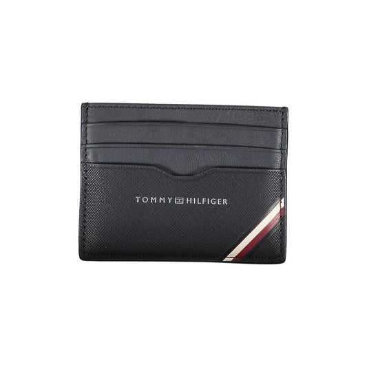 Tommy Hilfiger – Blaue Herren-Geldbörse aus Leder